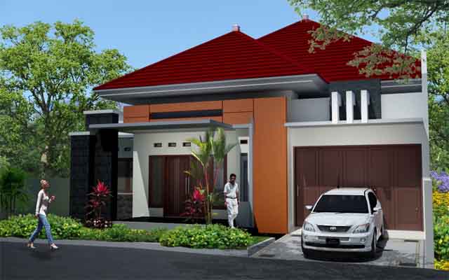 Terbaru dengan konsep modern rumah minimalis type 45 di perkotaan